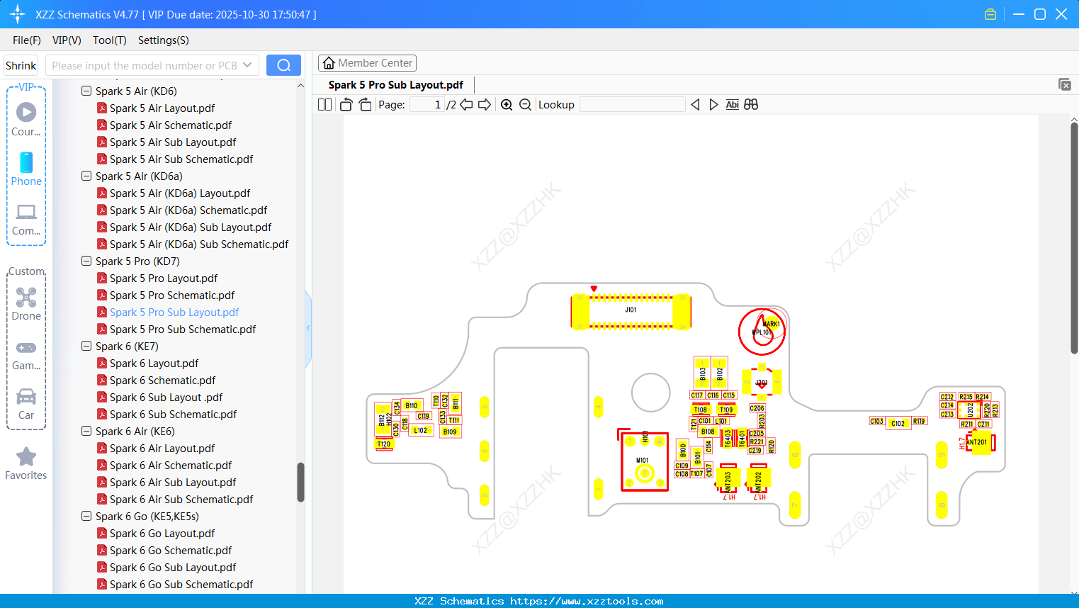 Tecno Spark 5 Pro Sub Layout